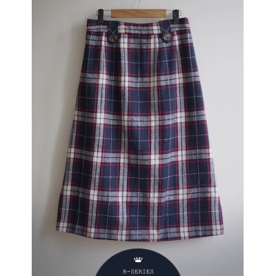 R-Series Tartan Poems Skirt(Limited Reservation/Full Payment Without Shipping)
